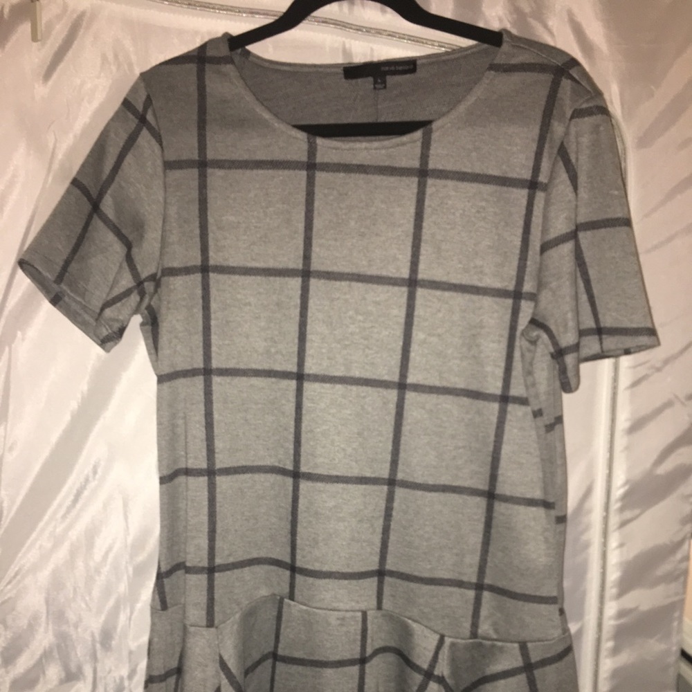 Peplum school girl dress